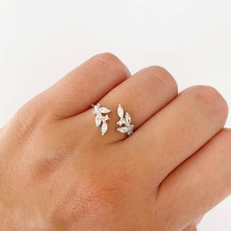 Adjustable leaf ring