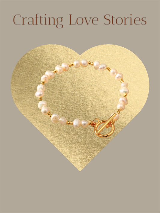 Golden Dawn Freshwater Pearl Bracelet