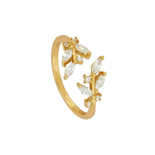 Adjustable leaf ring